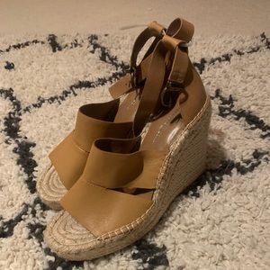 Tan wedges